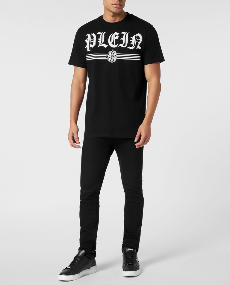 Czarna koszulka Gothic Plein - Image #2