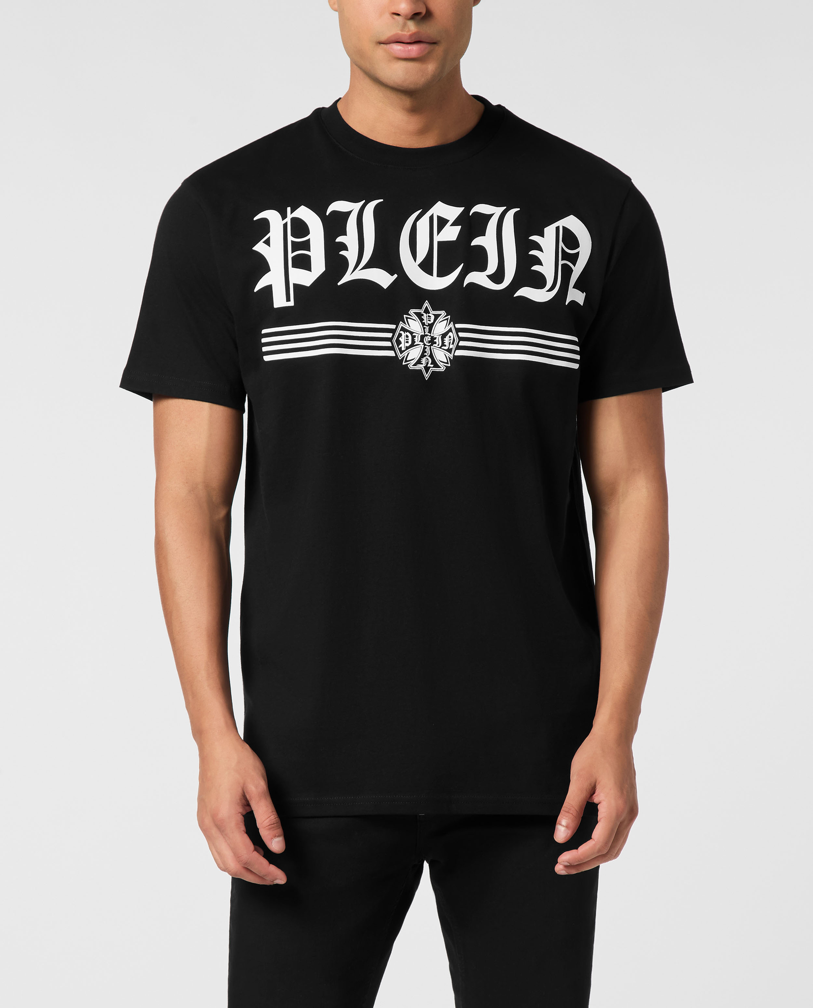 Czarna koszulka Gothic Plein - Image #0