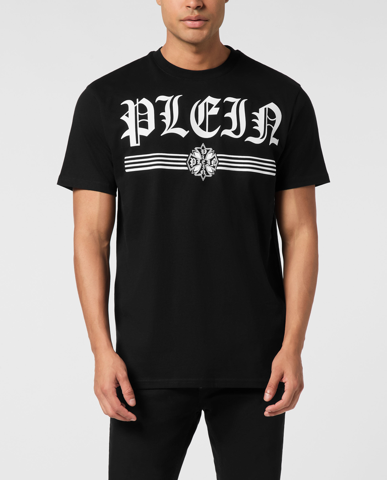 Czarna koszulka Gothic Plein