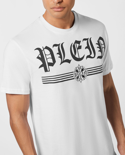 Biała koszulka Gothic Plein - Image #4