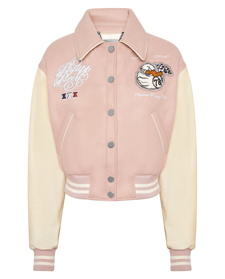 Kurtka z naszywkami Bomber College - Image #1