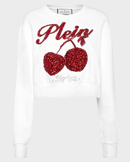 Biała bluza z aplikacją - Image #1
