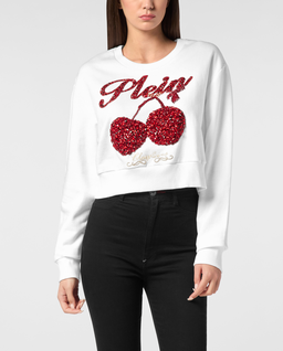 Biała bluza z aplikacją - Image #0