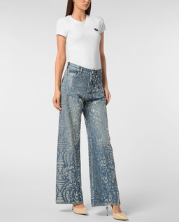 Jeansy Skater Fit Moroccan Strass - Image #2