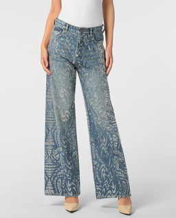 Jeansy Skater Fit Moroccan Strass - Image #0