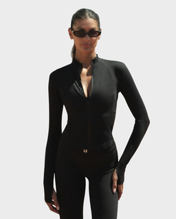 Czarna bluza Leisure Zip - Image #0