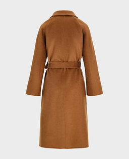 Kamelowy płaszcz z wełny i kaszmiru Ermano - Image #3
