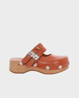 Brązowe buty typu chodaki - Image #0