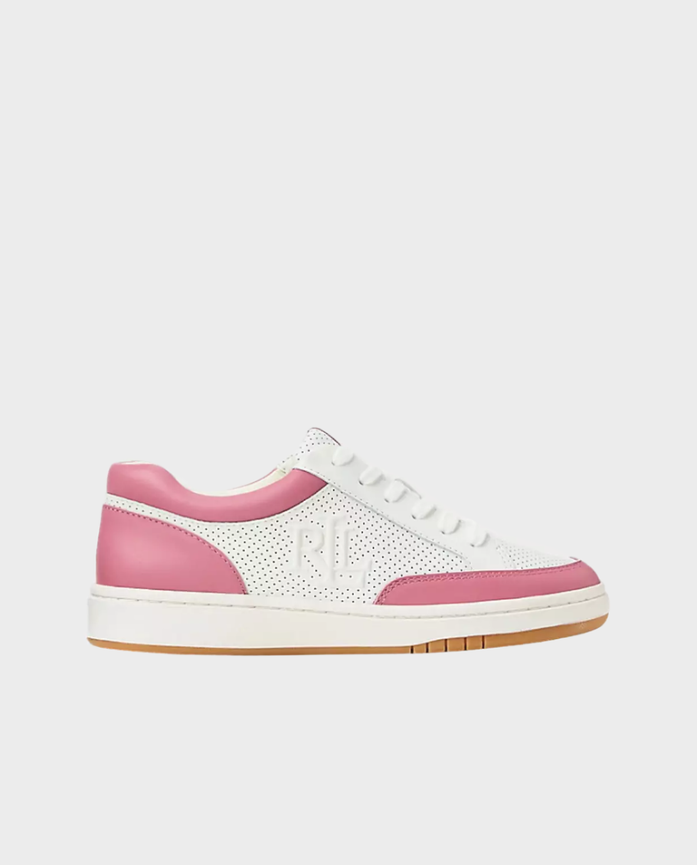 Biało - różowe sneakersy Hailey VI - Image #1