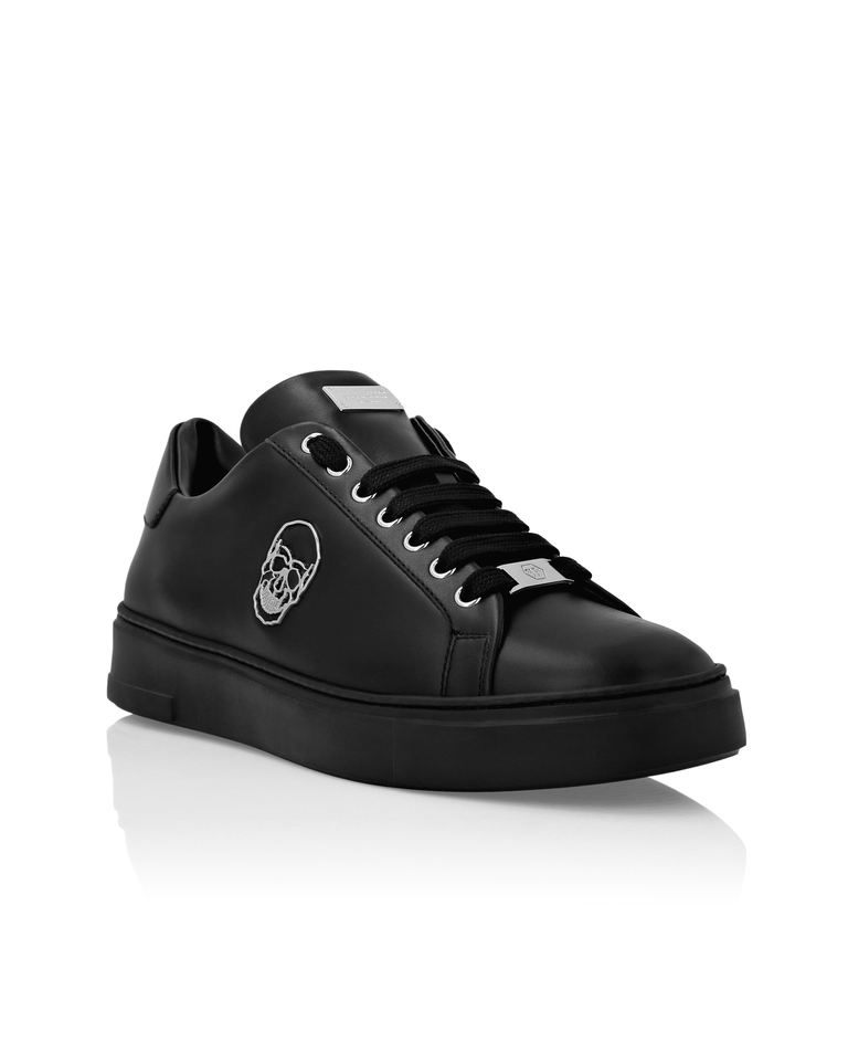 Czarne sneakersy Lo-Top Skull