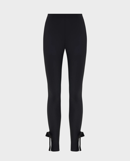 Czarne legginsy z kokardkami Lola - Image #2