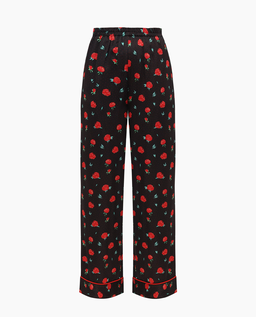 Szerokie spodnie w kwiaty - Image #1