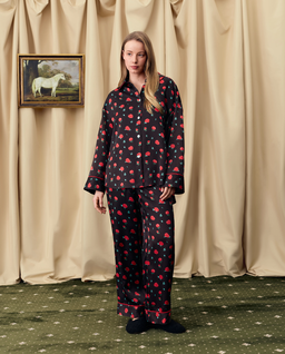 Szerokie spodnie w kwiaty - Image #2