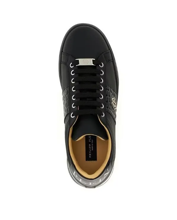 Skórzane sneakersy Lo-Top - Image #2