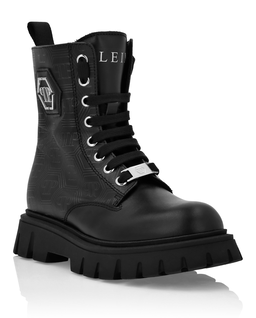 Czarne buty Hexagon Monogram - Image #1