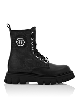 Czarne buty Hexagon Monogram - Image #2