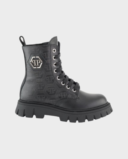 Czarne buty Hexagon Monogram - Image #0