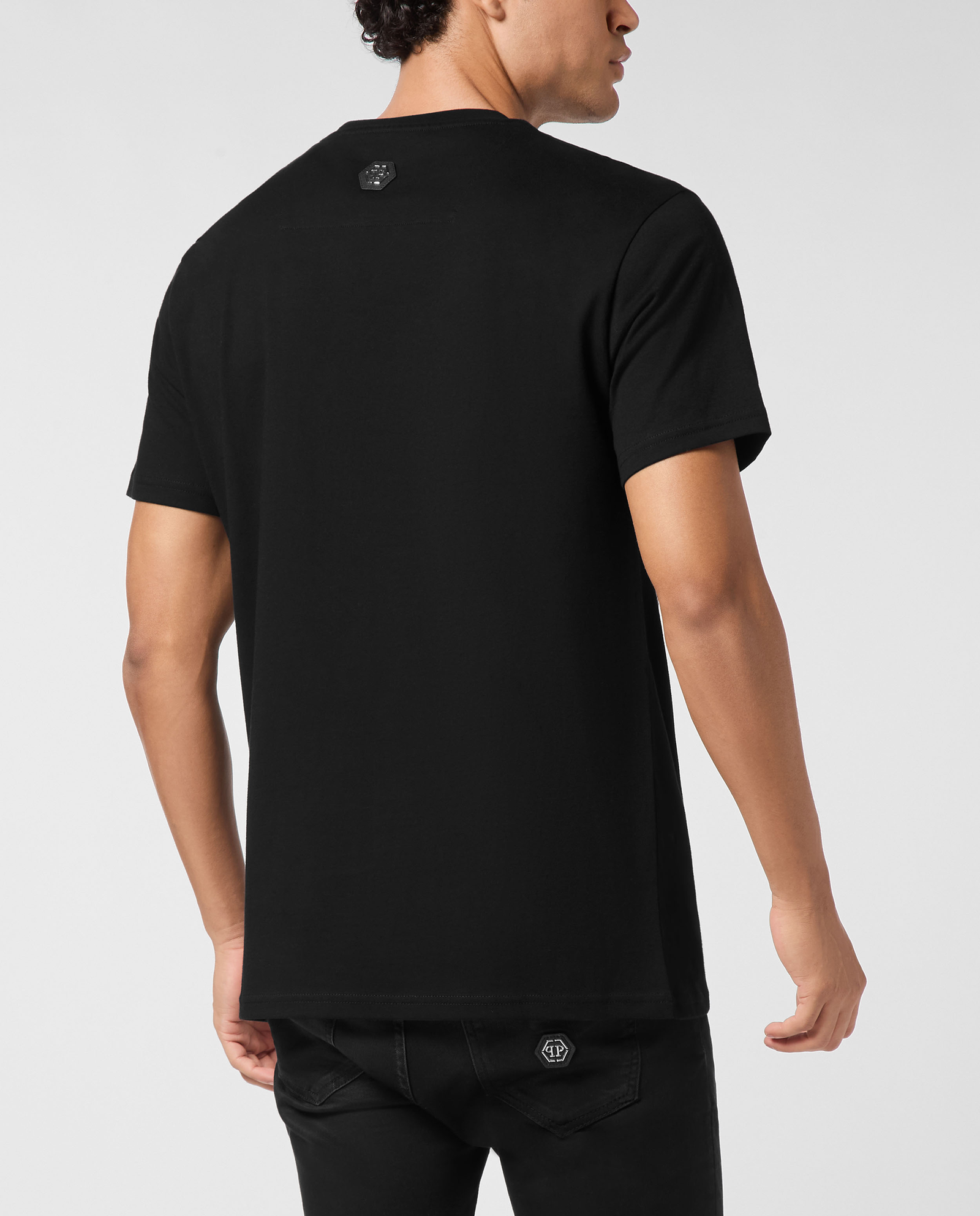 Czarny t-shirt College Animals - Image #1