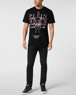 Czarny t-shirt College Animals - Image #2