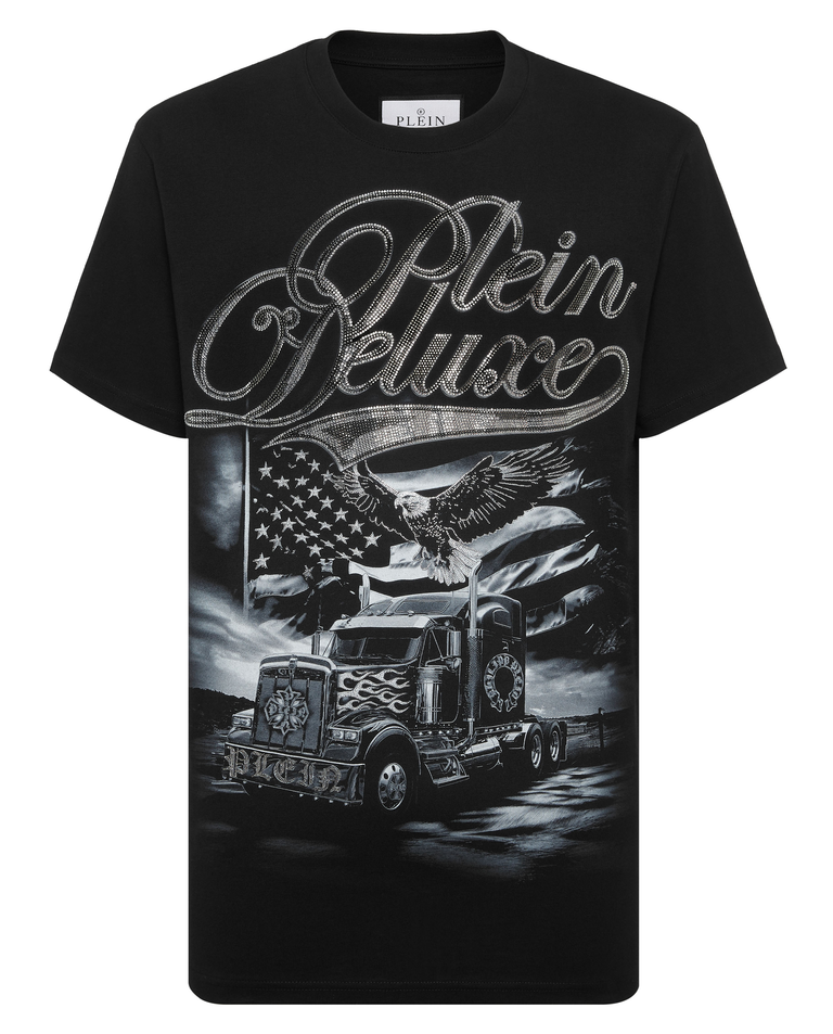 Czarny t-shirt Truck Stones - Image #4