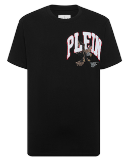 Bawełniana koszulka z naszywką Eagle - Image #4