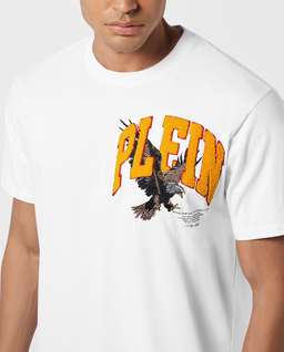 Bawełniana koszulka z naszywką Eagle - Image #4