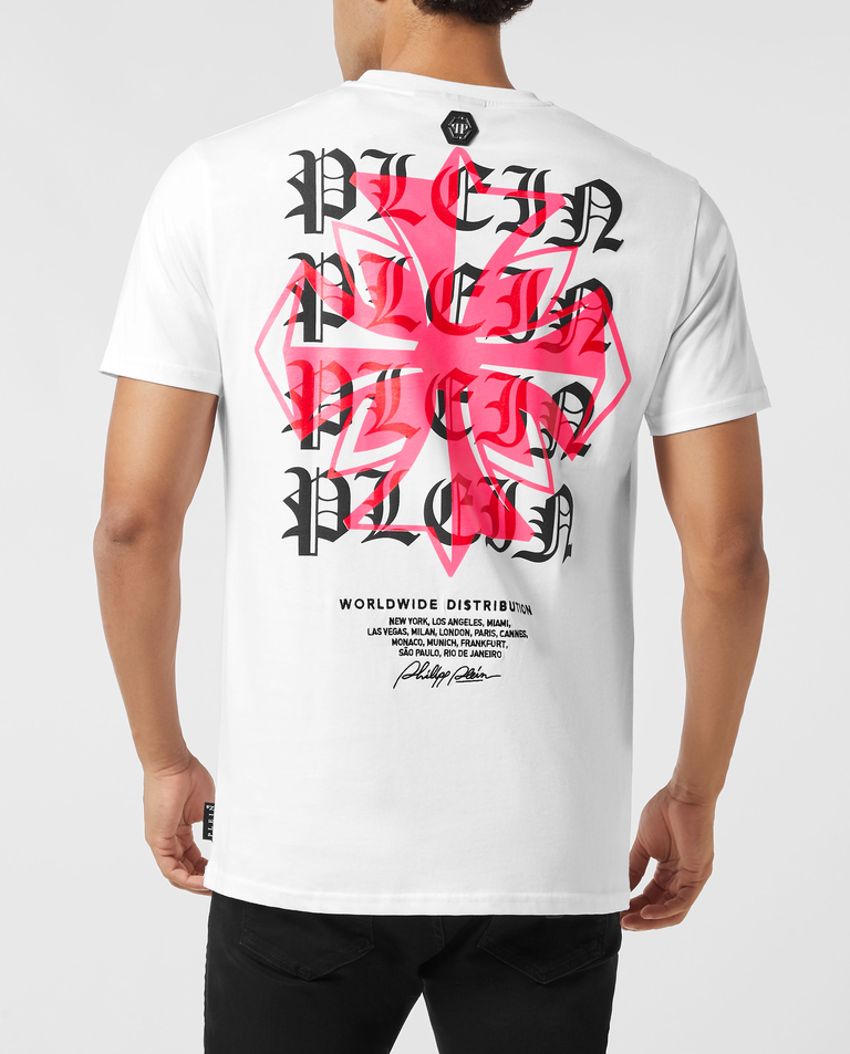 Biała koszulka Worldwide Puffy Crest