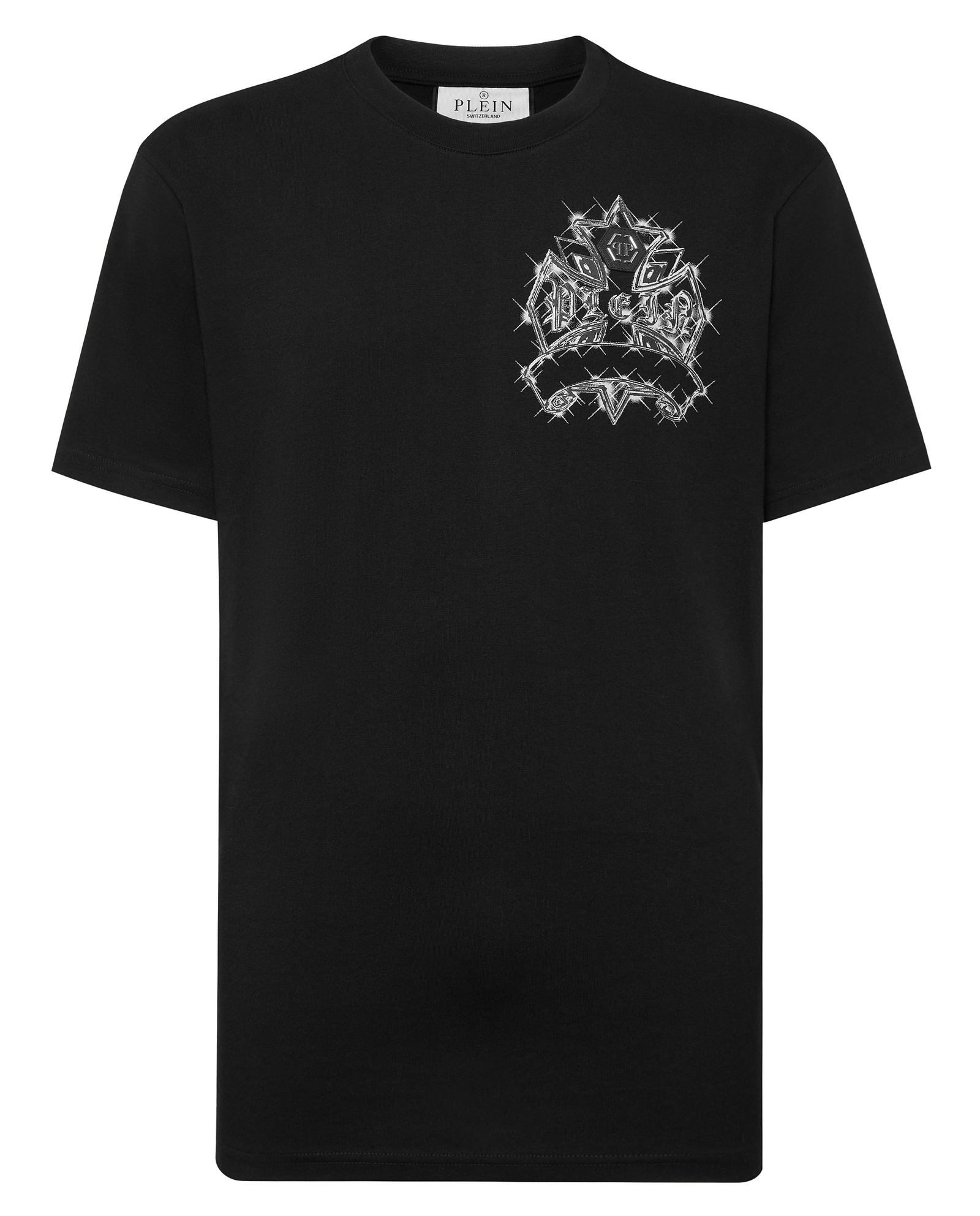 Czarny t-shirt Vintage Crest and Skull - Image #4