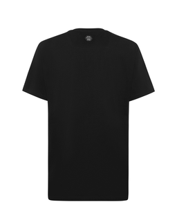 Czarny t-shirt Chrome Crest Skull - Image #5