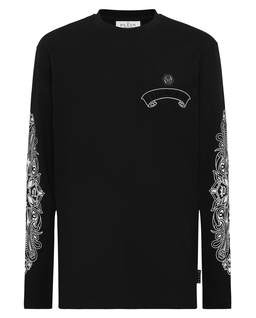 Czarna koszulka z długim rękawem - Image #1