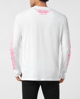 Biała koszulka z długim rękawem - Image #2