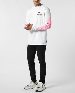 Biała koszulka z długim rękawem - Image #3