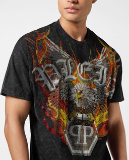 Koszulka z ozdobnym motywem Eagle - Image #4