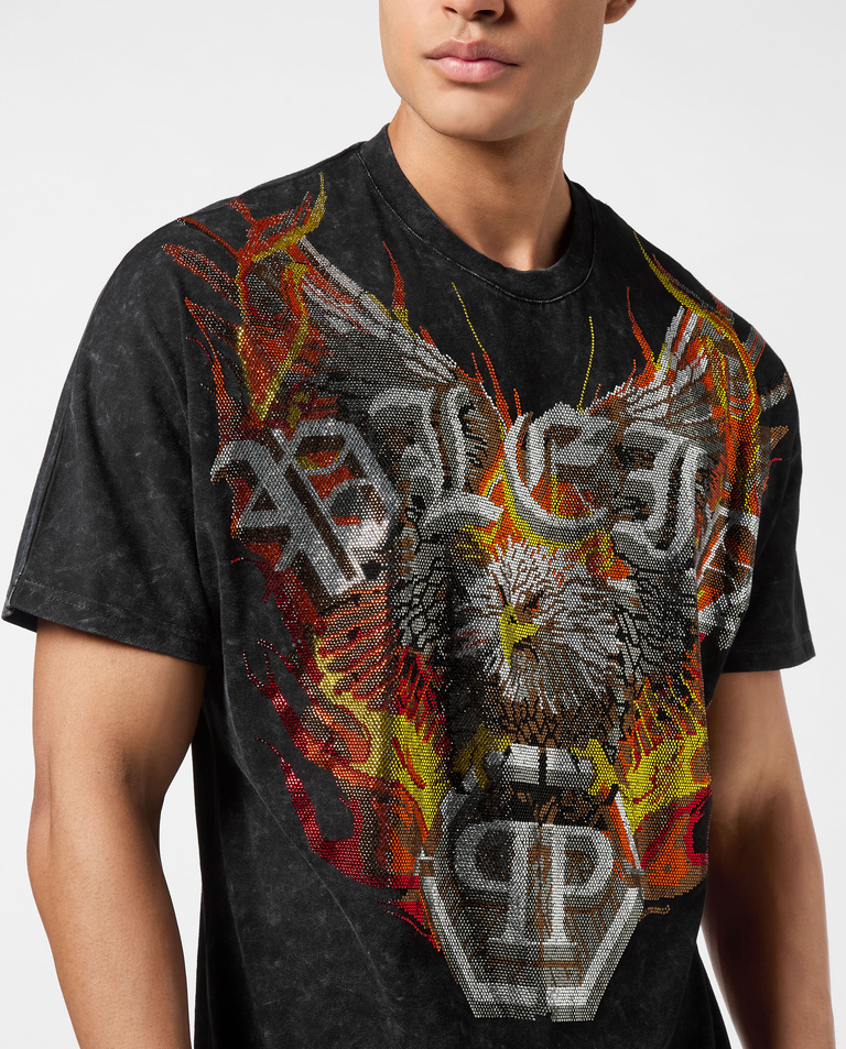 Koszulka z ozdobnym motywem Eagle - Image #4