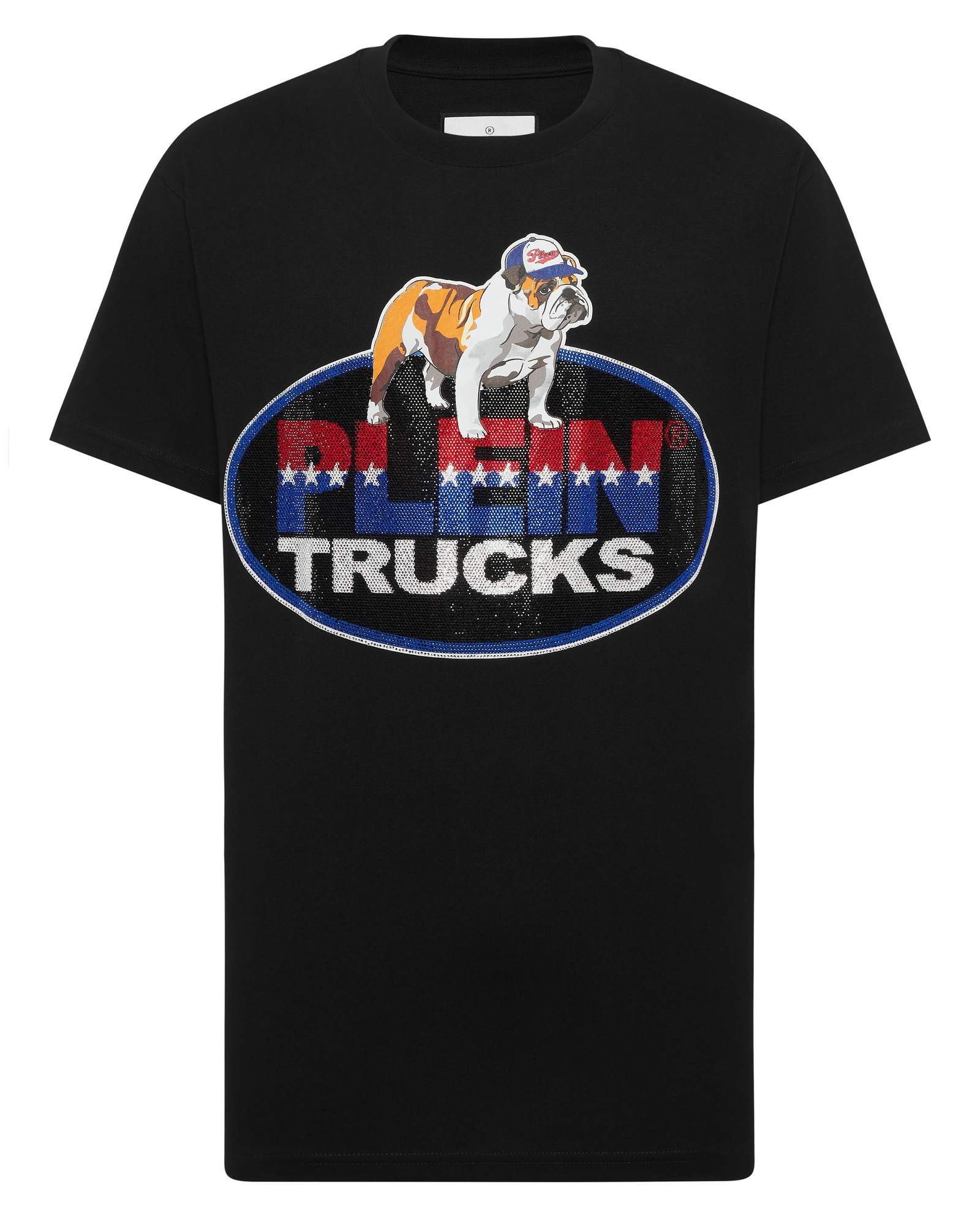 Czarny t-shirt z bawełny Bulldog - Image #1