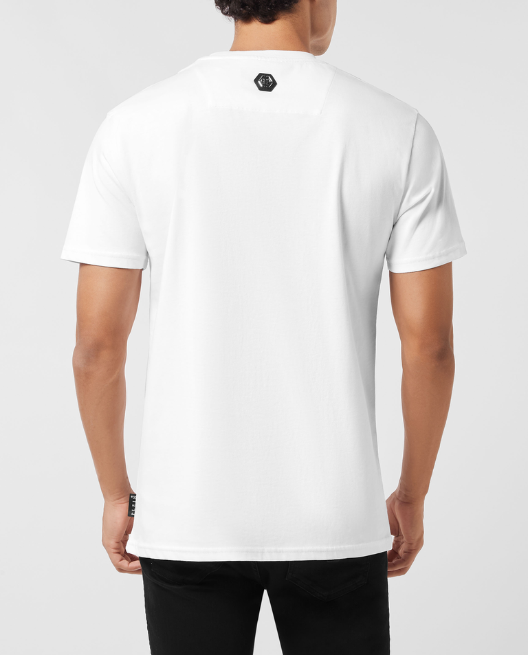 Biały t-shirt z bawełny Bulldog - Image #4