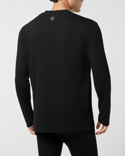 Bawełniany longsleeve z suwakiem - Image #4