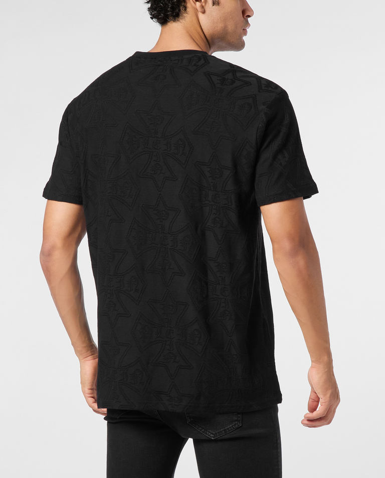 Czarny t-shirt z logo