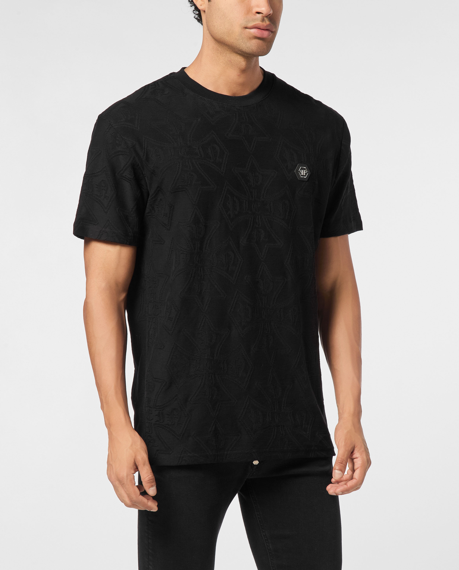 Czarny t-shirt z logo - Image #0