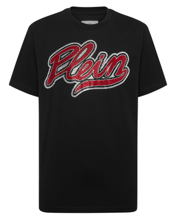 Czarna koszulka z okrągłym dekoltem - Image #1