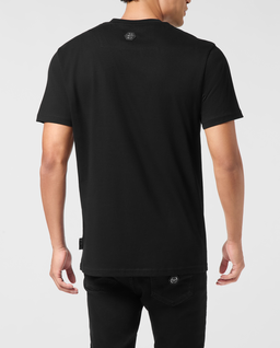 Czarny t-shirt z nadrukiem Eagle - Image #4