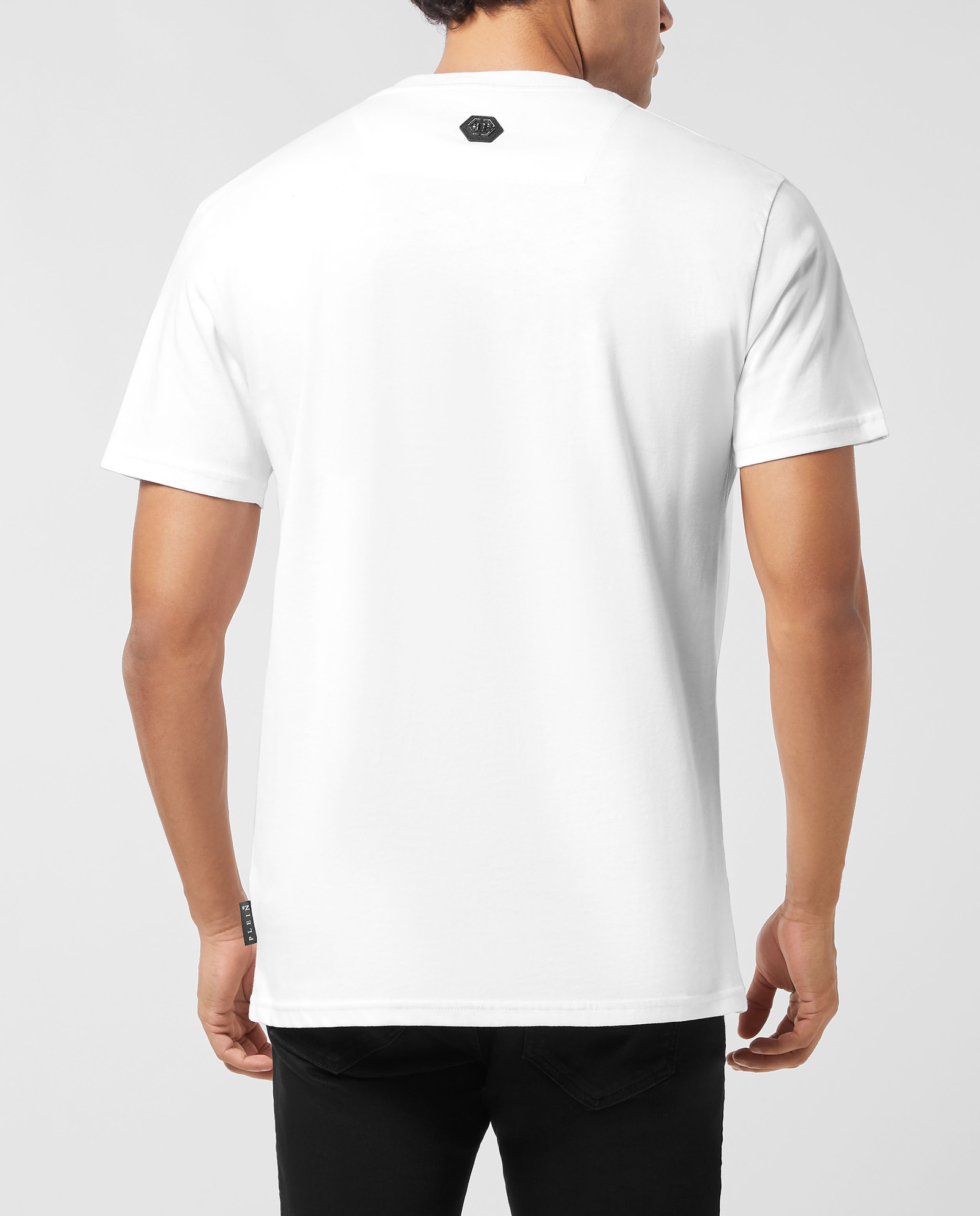 Biały t-shirt z nadrukiem Eagle - Image #4