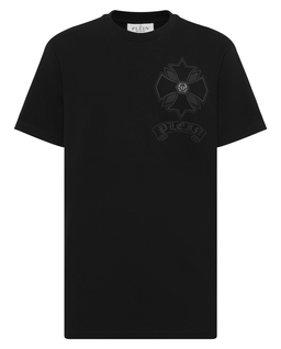 Czarny t-shirt Puffy Chrome Crest - Image #4