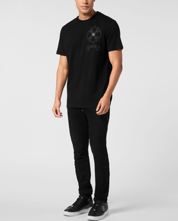 Czarny t-shirt Puffy Chrome Crest - Image #2