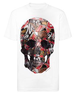 Biała koszulka Beer Skull - Image #1