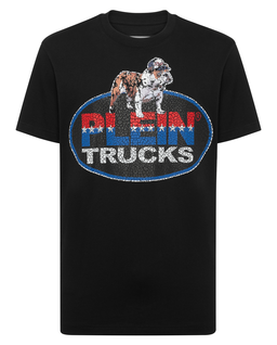 T-shirt z nadrukiem Bulldog - Image #1