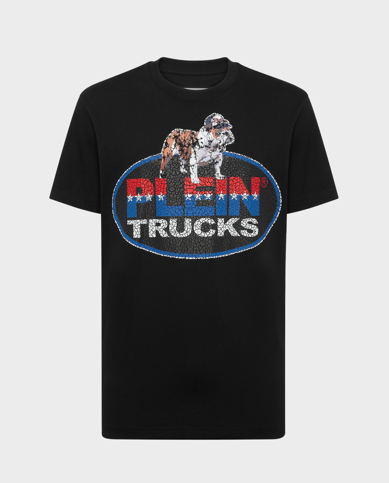 T-shirt z nadrukiem Bulldog