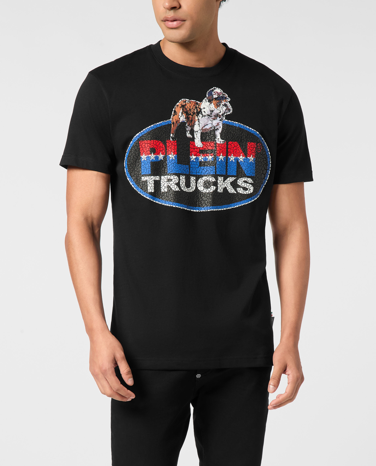 T-shirt z nadrukiem Bulldog - Image #0