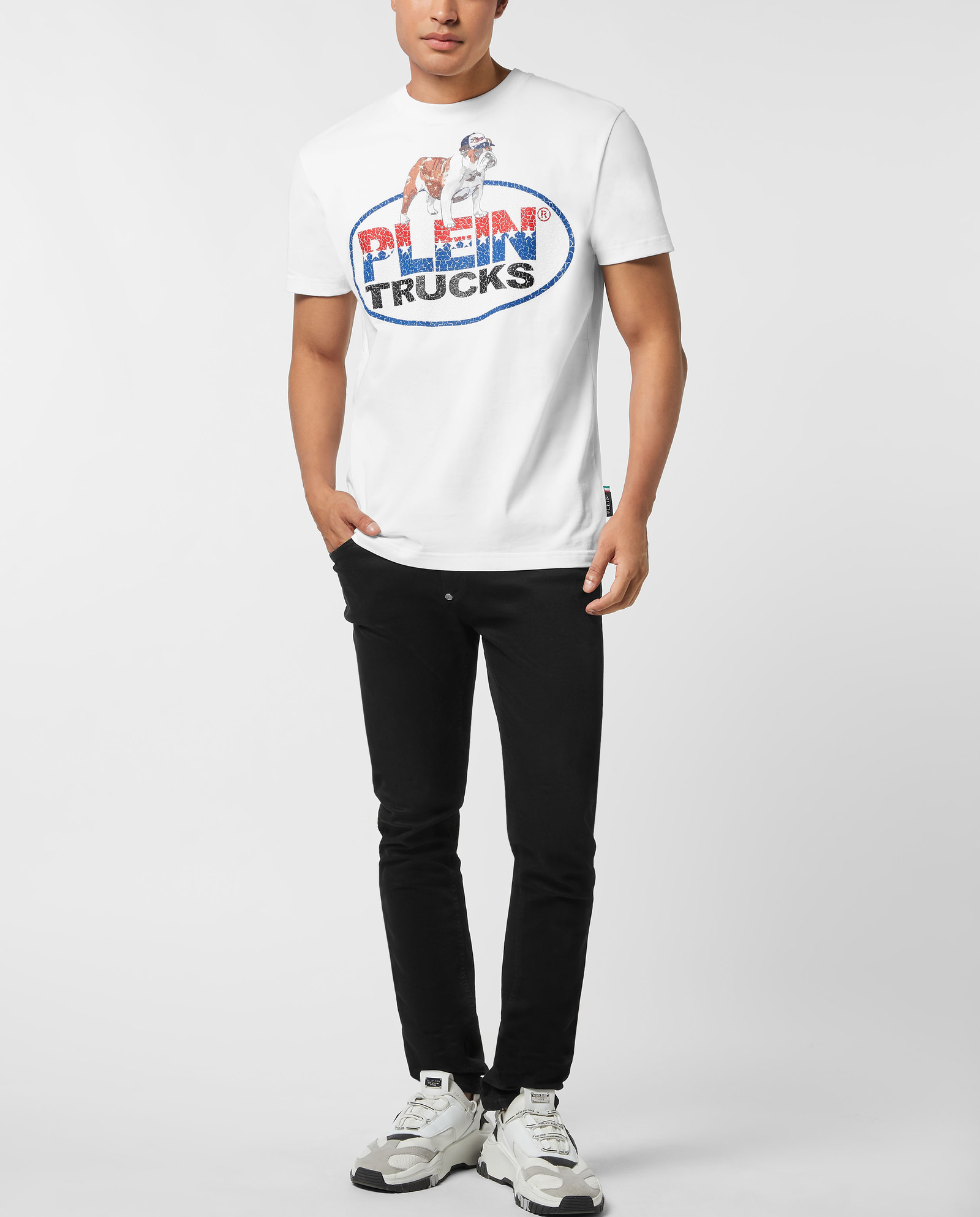 Biały t-shirt Bulldog - Image #2