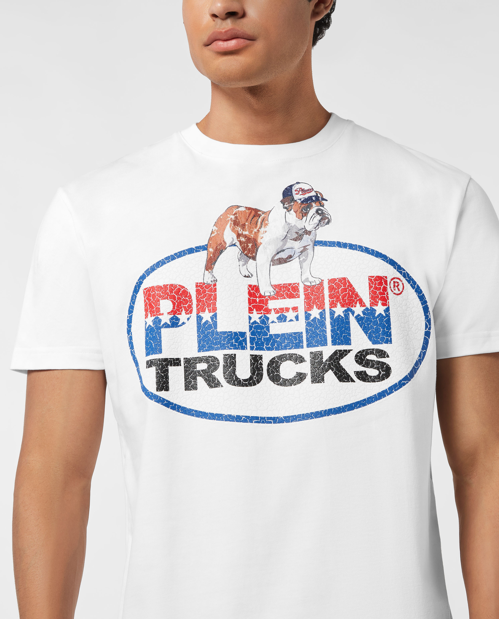 Biały t-shirt Bulldog - Image #3